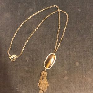 Kendra Scott Rayne Gold Long Pendant Necklace